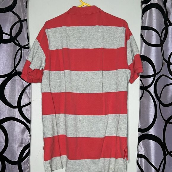 Vintage Polo by Ralph Lauren, blue label, striped polo shirt, size large - Picture 10 of 14